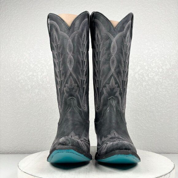 Lane Women's Gray Heeled Boots - Picture 5 of 9